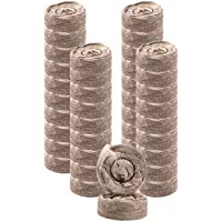 KINBOM 40 Piezas De Gránulos De Turba 30 Mm Pastillas Turba Prensada Bloque De Suelo De Plántula- Tapones De Suelo De…